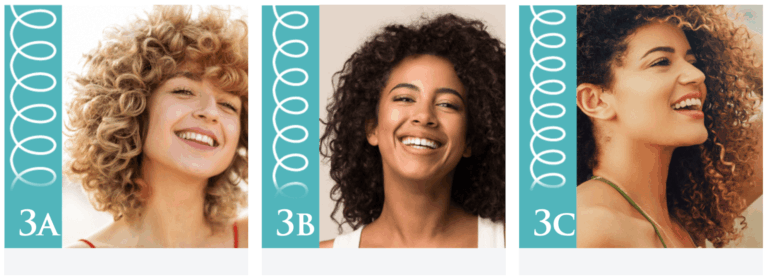 A hair type chart.